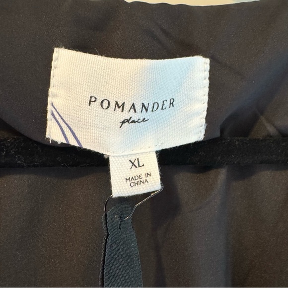 NWT POMANDER PLACE Black and White Dylan Midi Dress | XL - Picture 4 of 7